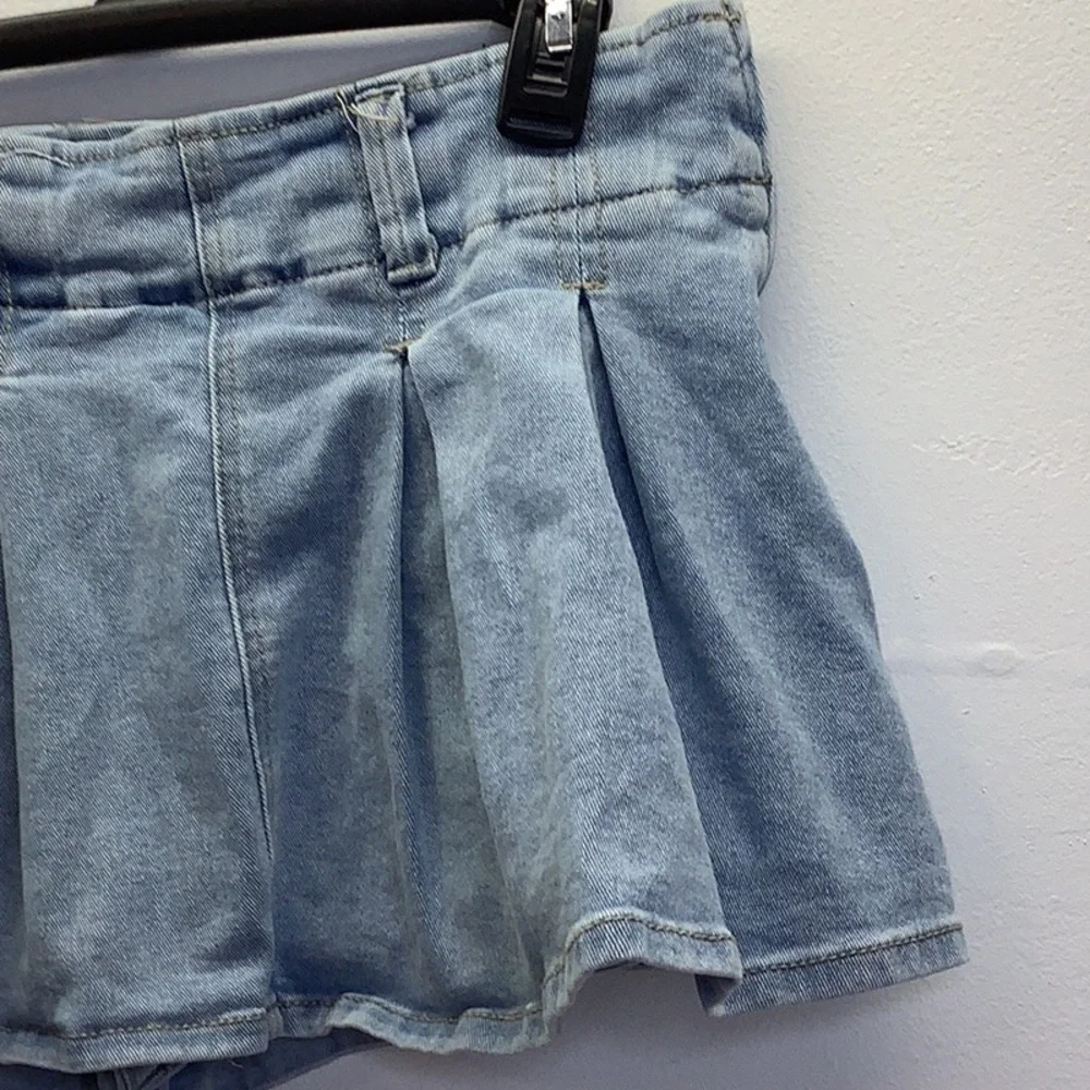 Refuge Size Medium Light Blue Denim Skirt, Preloved